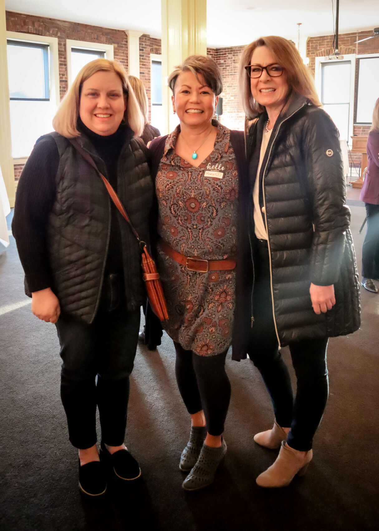 Kathy Novak, Marie Eledge, Lynn Flannelly